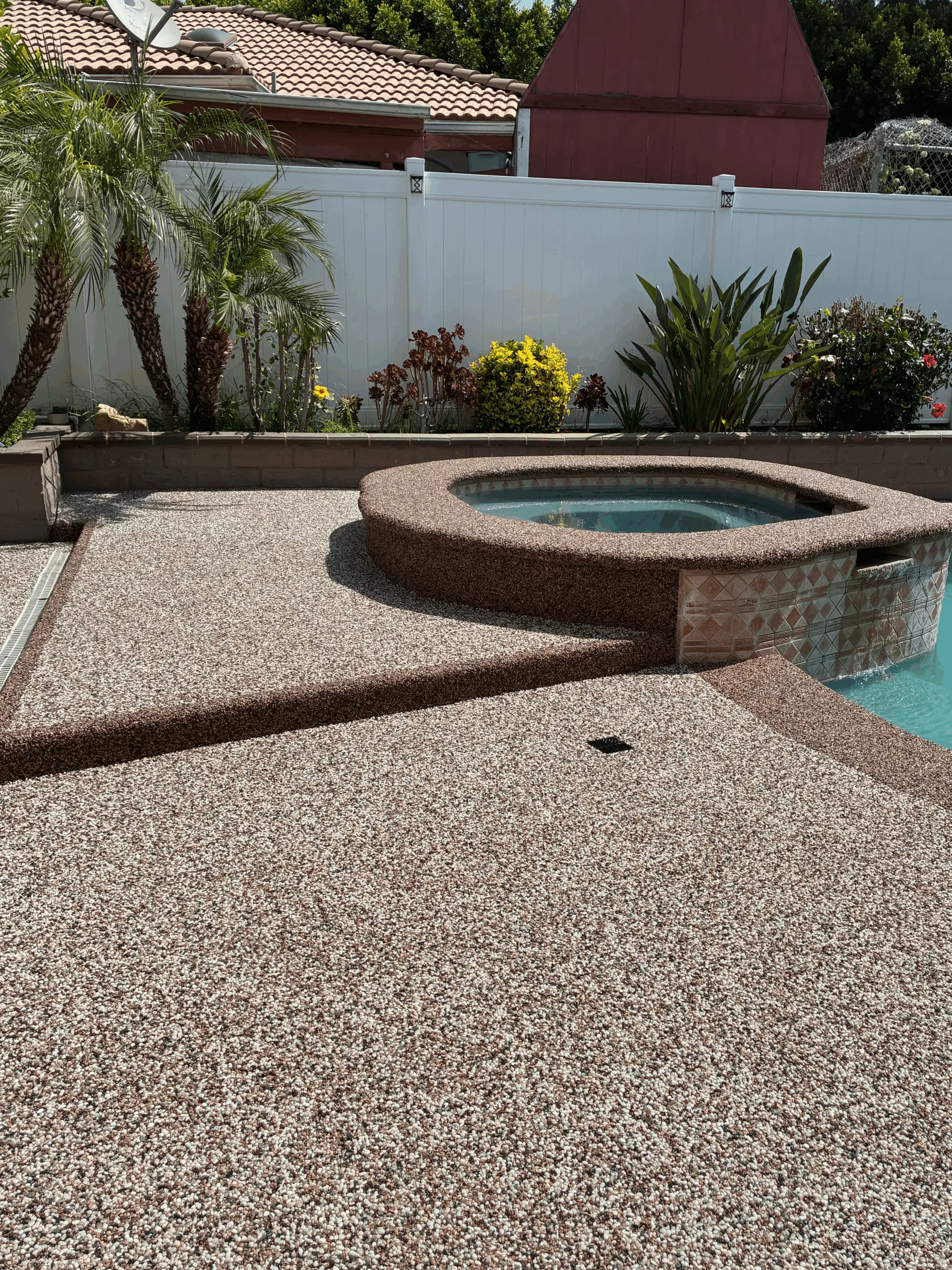 IMG_1114 Slip-resistant stone carpet patio and spa surround upgrade